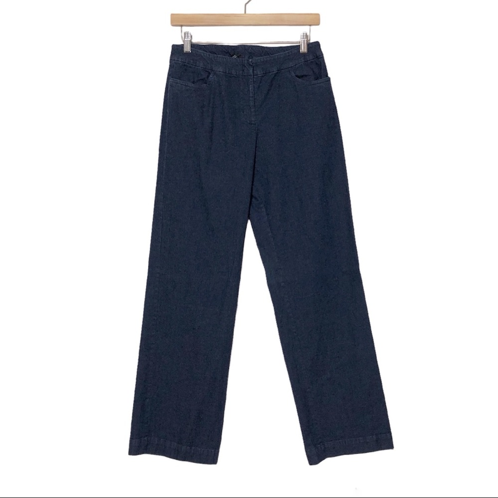 Eileen Fisher Wide Leg Jeans - Picture 2 of 13